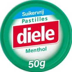 Snoep<Diele 3x Pastilles Menthol Suikervrij 50 gr