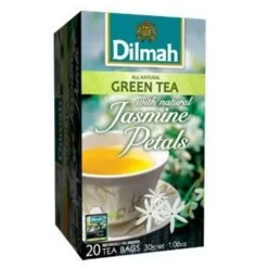 Thee<Dilmah 3x Jasmijn Groene Thee 20 stuks