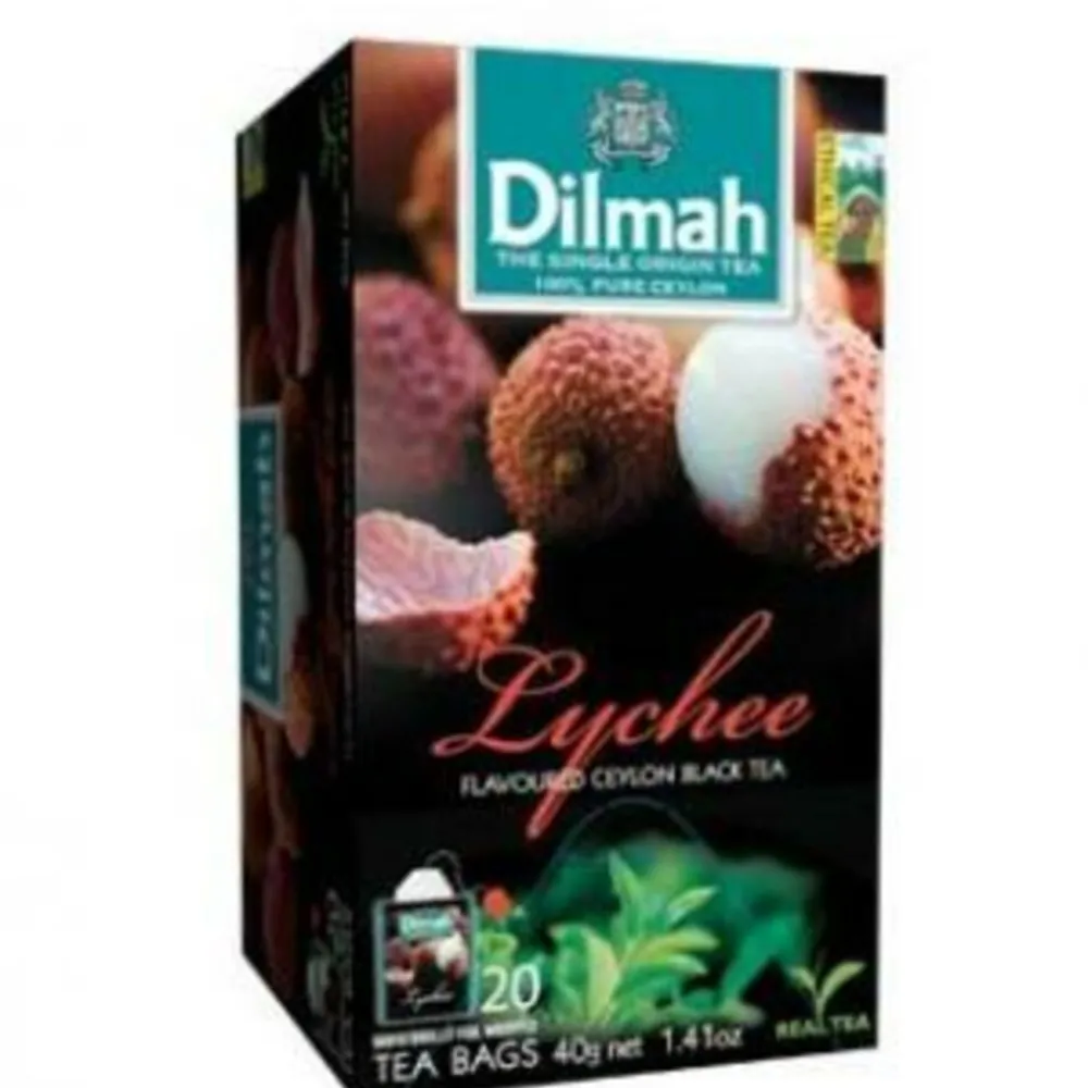 3x Lychee Thee 20 stuks^Dilmah Sale