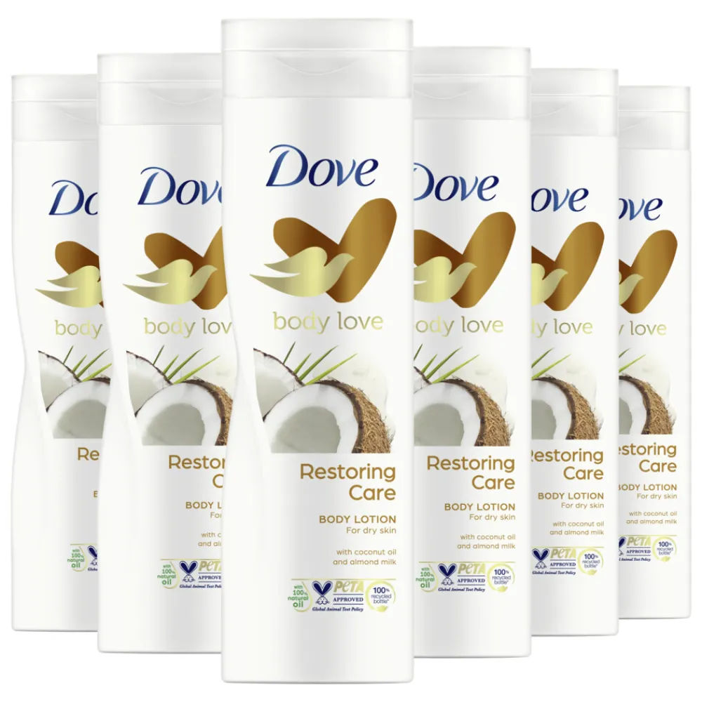 Huidverzorging<Dove 6x Bodylotion Restoring Care 250 ml