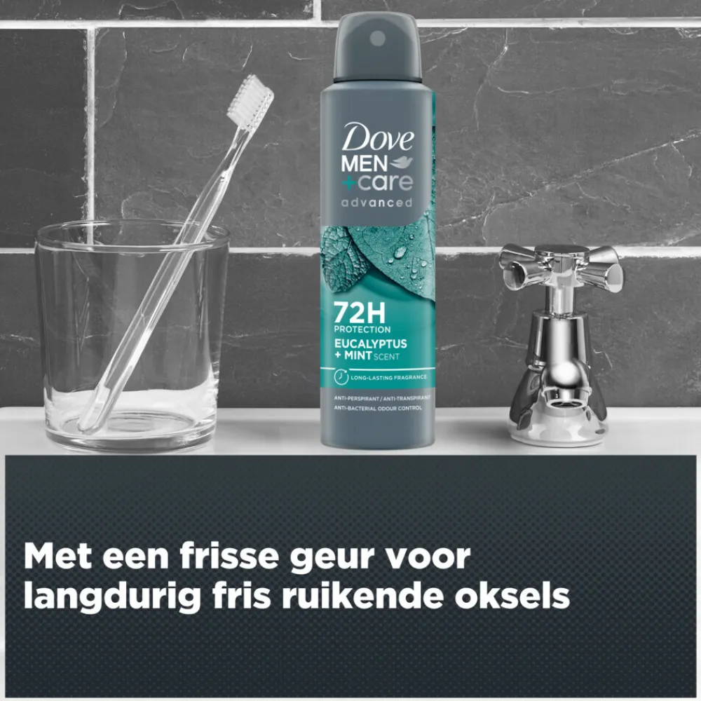 Deodorant<Dove 6x Deodorant Men+ Care Eucalyptus + Mint 150 ml