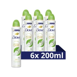 6x Deodorant Spray Cucumber & Green Tea 200 ml^Dove Hot