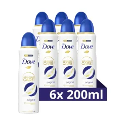 6x Deodorant Spray Original 200 ml^Dove