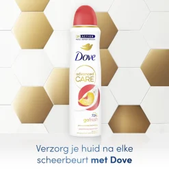 6x Deodorant Spray Perzik 150 ml^Dove Clearance