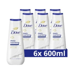 6x Douchecrème Deeply Nourishing 600 ml^Dove Discount