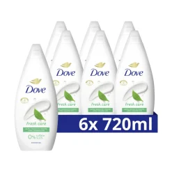 Bad & Douche<Dove 6x Douchecrème Fresh Care 720 ml