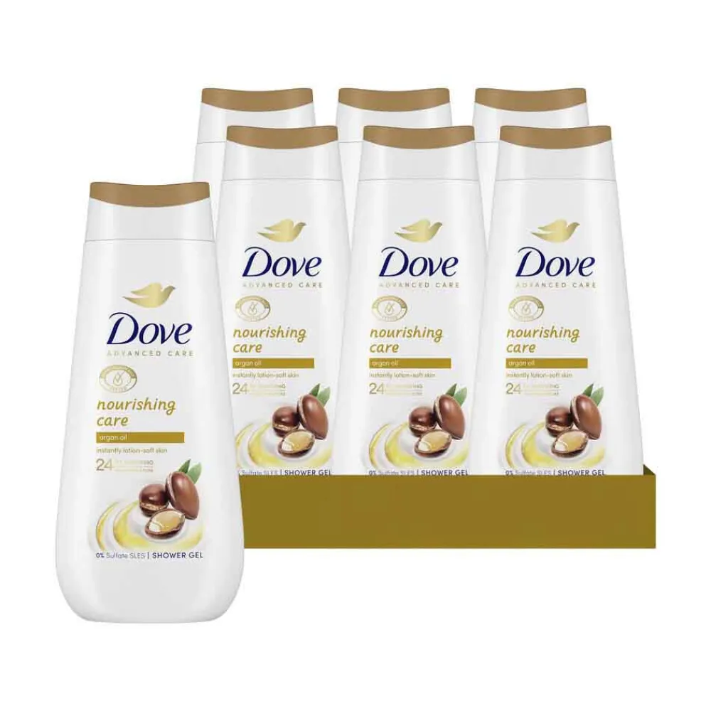 6x Douchecrème Nourishing Care 225 ml^Dove Best