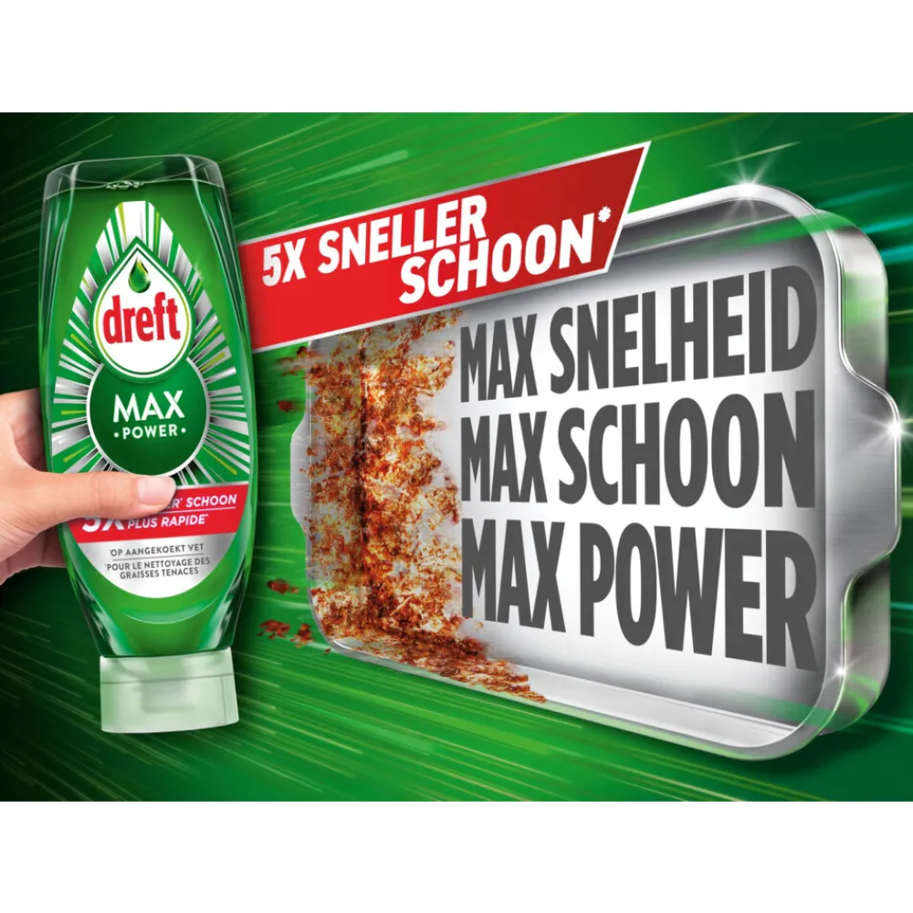 Outlet 8x Max Power Afwasmiddel Original 730 ml Handafwas