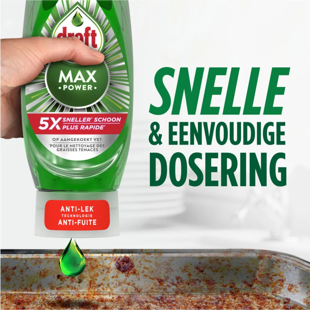 Outlet 8x Max Power Afwasmiddel Original 730 ml Handafwas