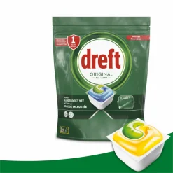 4x Vaatwastabletten All In One Original 71 stuks^Dreft Sale