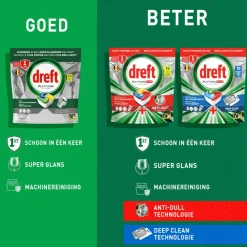 Best 6x Vaatwastabletten Platinum Plus All In One Deep Clean 19 stuks Machineafwas