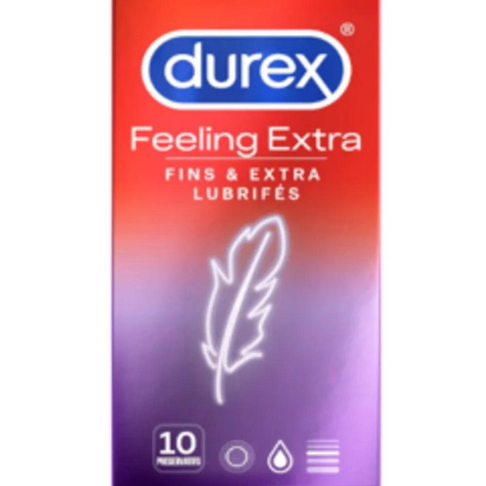 12x Condooms Feeling Extra 10 stuks^Durex Online
