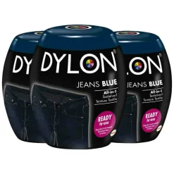 Discount 3x Textielverf Blue Jeans 350 gr Textiel & Leerverf