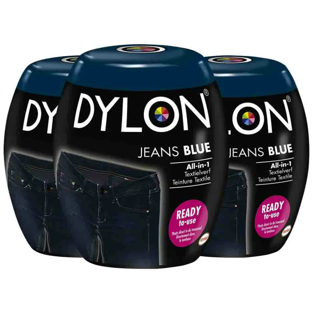 Discount 3x Textielverf Blue Jeans 350 gr Textiel & Leerverf