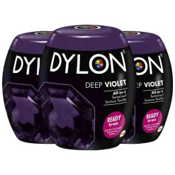 Discount 3x Textielverf Deep Violet 350 gr Textiel & Leerverf