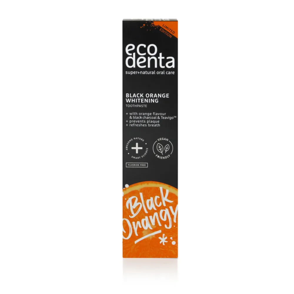 Spoelen & Poetsen<Ecodenta 4x Tandpasta Black Orange Whitening 100 ml