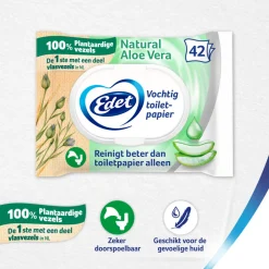 7x Aloe Vera Vochtig Toiletpapier 42 stuks^Edet New
