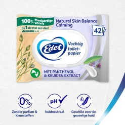 Toiletpapier<Edet 7x Skin Balance Vochtige Toiletpapier 42 stuks