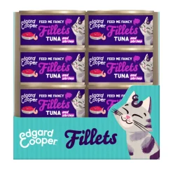 24x Kattenvoer Fillets Tonijn - Garnaal 70 gr^Edgard & Cooper Discount