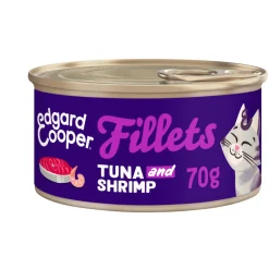 24x Kattenvoer Fillets Tonijn - Garnaal 70 gr^Edgard & Cooper Discount