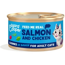 18x Kattenvoer Chunks Zalm - Kip 85 gr^Edgard & Cooper Clearance