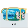 Kattenvoer<Edgard & Cooper 16x Kattenvoer Adult Bio Paté Zalm - Kip 85 gr