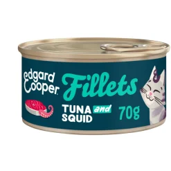 Discount 24x Kattenvoer Fillets Tonijn - Inktvis 70 gr Kattenvoer