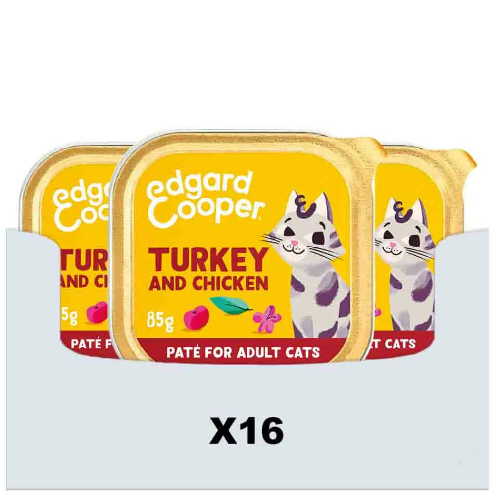 Sale 16x Kattenvoer Adult Pate Kalkoen - Kip 85 gr Kattenvoer
