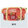 Hondenvoer<Edgard & Cooper 11x Kuipje Vers Vlees Senior Hondenvoer Kip - Zalm 150 gr