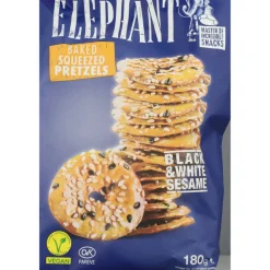 6x Pretzels Sesam 180 gr^Elephant Clearance