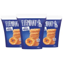 Clearance 3x Pretzels Zeezout 180 gr Snacks