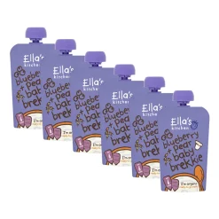 6x Ella's Kitchen Baby Ontbijtje Bosbes 6+ m 100 gr^Ellas Kitchen Best
