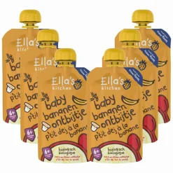 Baby & Peutervoeding<Ellas Kitchen 6x Ella's Kitchen Baby Ontbijtje 6+ m Banaan 100 gr