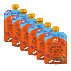 Baby & Peutervoeding<Ellas Kitchen 6x Ella's Kitchen Milde Chili Con Carne Paprika 7+ m 130 gr