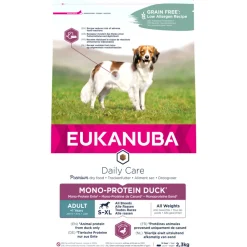 3x Adult Mono Proteïne Hondenvoer Eend 2,3 kg^Eukanuba Clearance
