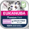 Clearance 16x Premium Paté Graanvrij Kitten Kattenvoer Nat Lam 85 gr Kattenvoer