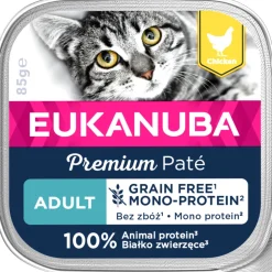 16x Premium Paté Graanvrij Adult Kattenvoer Nat Kip 85 gr^Eukanuba Online