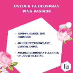 Discount 6x Deodorant Spray Pink Passion 150 ml Deodorant