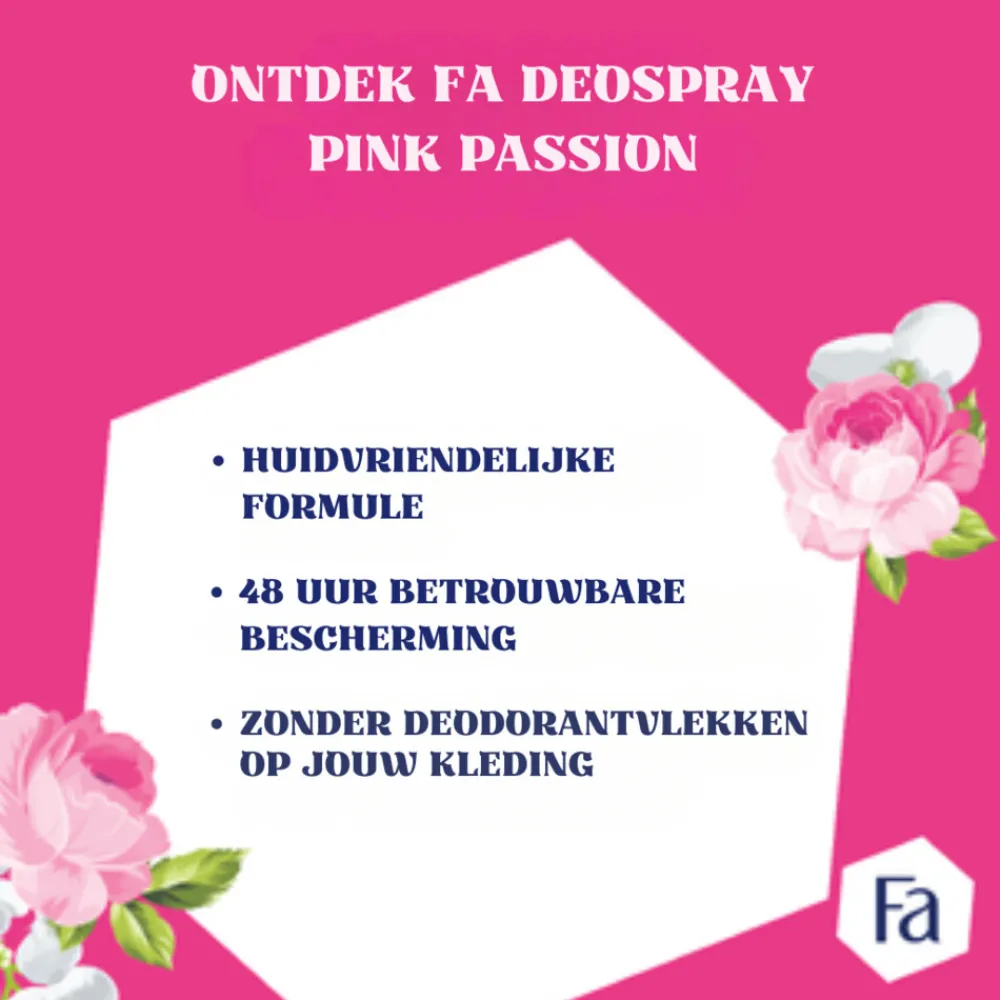 Discount 6x Deodorant Spray Pink Passion 150 ml Deodorant