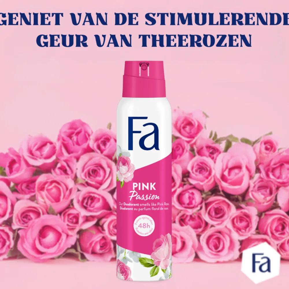 Discount 6x Deodorant Spray Pink Passion 150 ml Deodorant