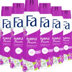 Deodorant<Fa 6x Deodorant Spray Purple Passion 150 ml