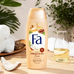 6x Douchecrème Cream & Oil Cacaobutter & Coconut oil 250 ml^Fa Clearance