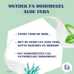 6x Douchegel Yoghurt Aloe Vera 250 ml Bad & Douche