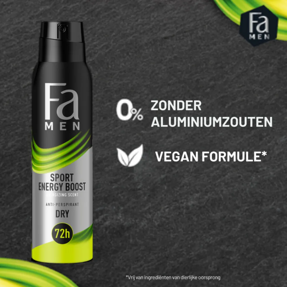 Deodorant<Fa 6x Men Deodorant Spray Sport Energy Boost 150 ml
