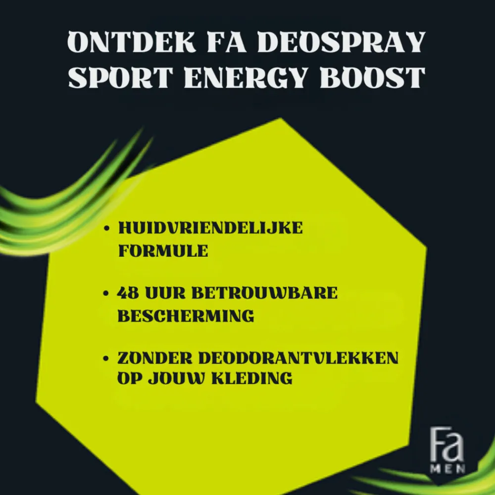 Deodorant<Fa 6x Men Deodorant Spray Sport Energy Boost 150 ml
