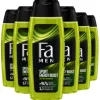 Bad & Douche<Fa 6x Men Douchegel en Shampoo Sport Energy Boost 250 ml