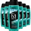 Bad & Douche<Fa 6x Men Douchegel en Shampoo Extreme Cool 250 ml