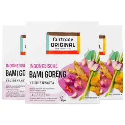 3x Boemboe Bami Goreng 75 gr^Fairtrade Original