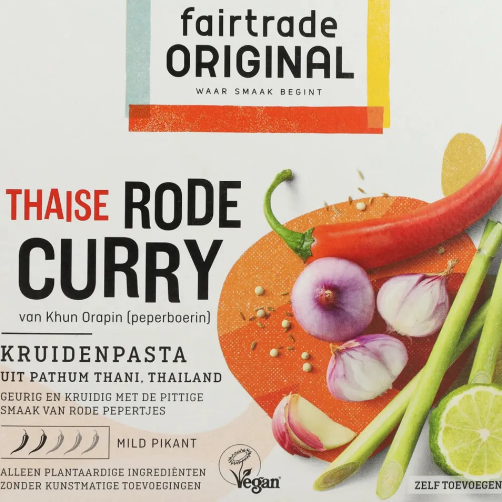 Discount 3x Kruidenpasta Rode Curry 70 gr Pasta, Rijst & Wraps
