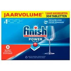 Machineafwas<Finish 4x Power All-in-1 Vaatwastabletten Regular 76 stuks